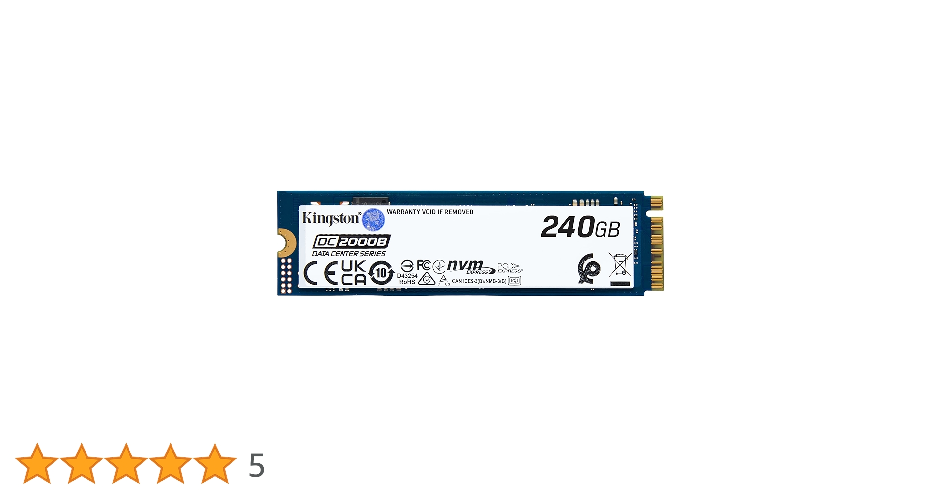 た*ん様 大特価! BMPCC 6K 2TB SSD付き Amazon | Kingston データセンター DC2000B PCIe 4.0 NVMe M.2