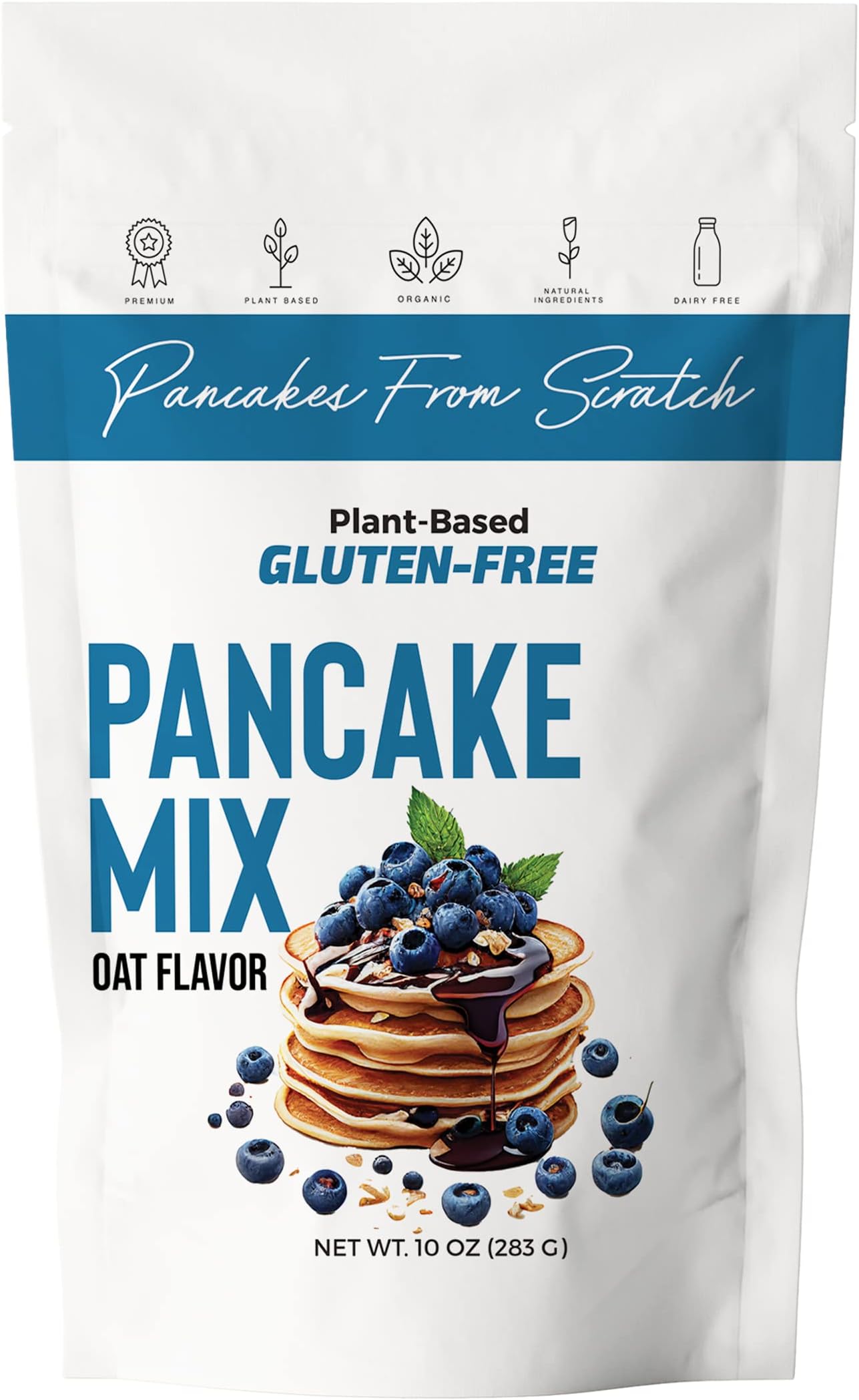 Pancakes From Scratch Vegan Gluten-Free Oat Pancake & Waffle Mix (10 oz)