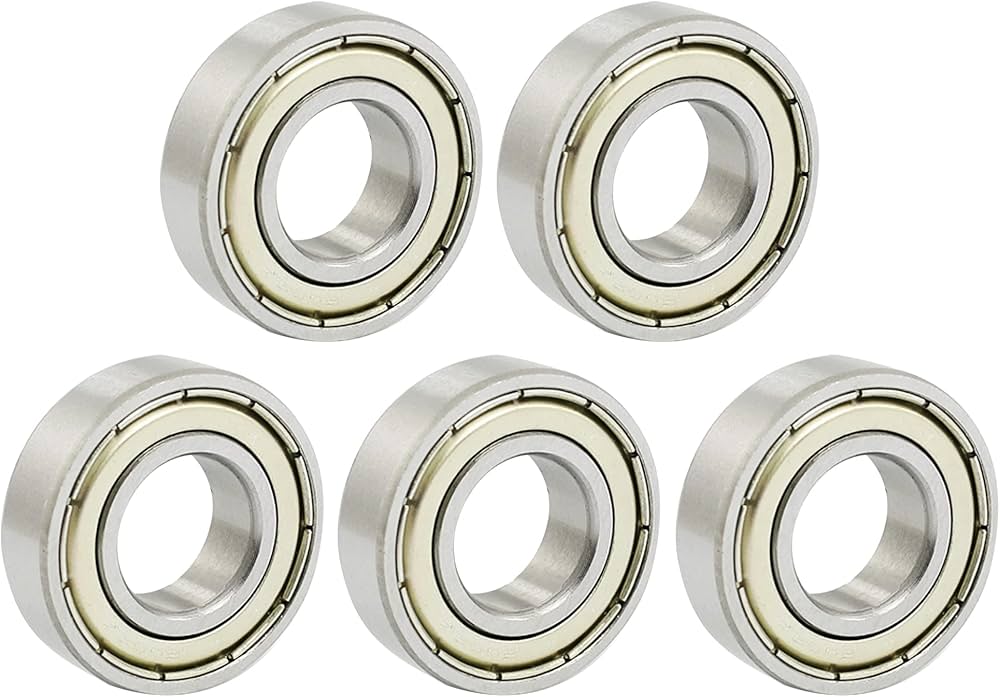uxcell 6002ZZ 15 X 32 X 9mm Double Shielded Metal Deep Groove Ball