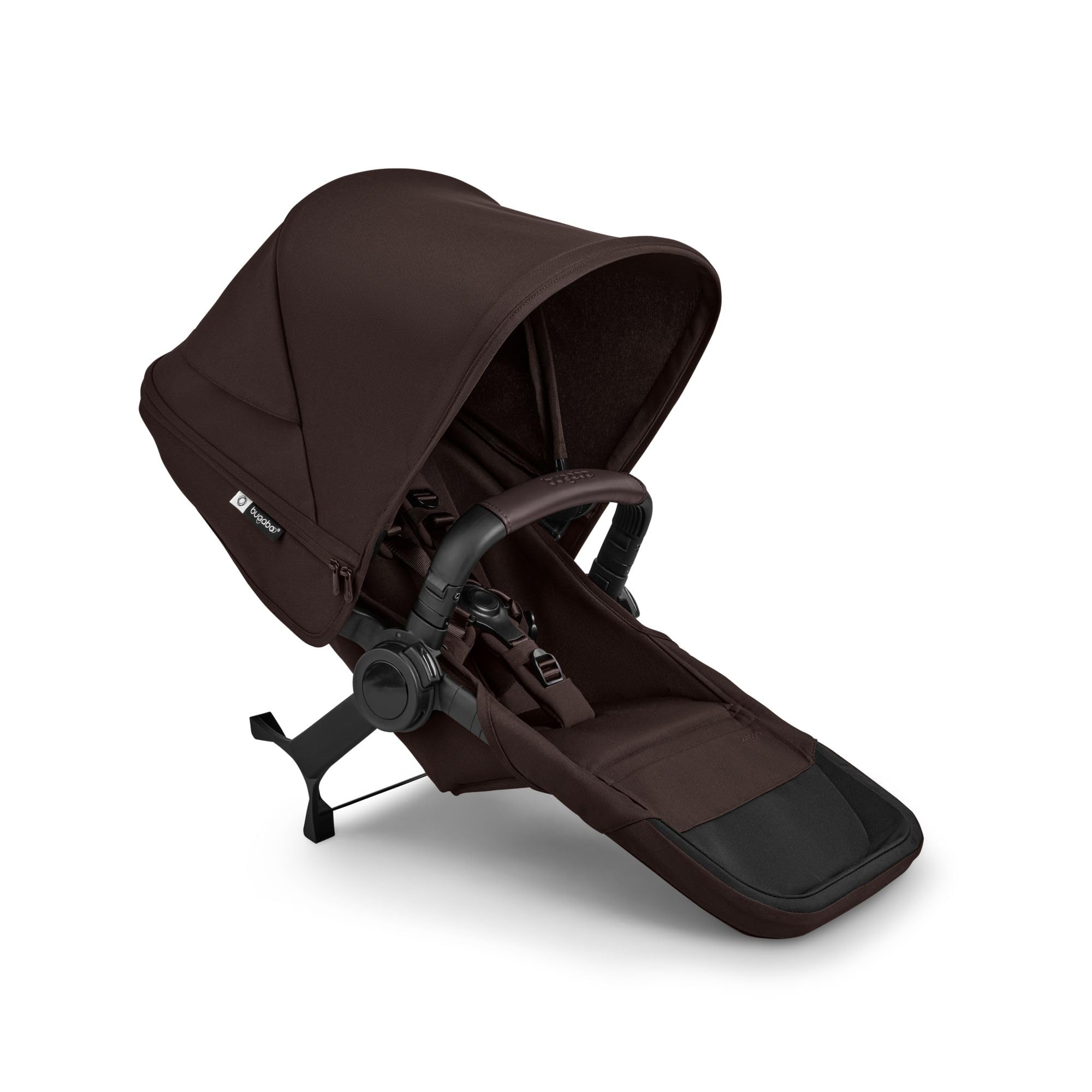 Bugaboo Donkey 6 Fratellare kit di Conversione per Carrozzina, Trasforma il Donkey 6 Singolo in un Passeggino Fratellare per Neonati e Bambini, Carrozzina Doppia con Seduta Reversibile, Cocoa Brown