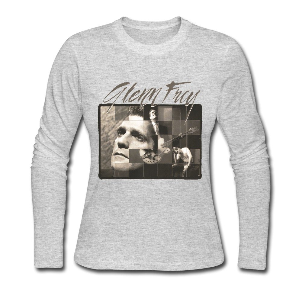 IGOG The Eagles Glenn Frey Soul Searchin Women's T-Shirts With Crew Neck Long Sleeve