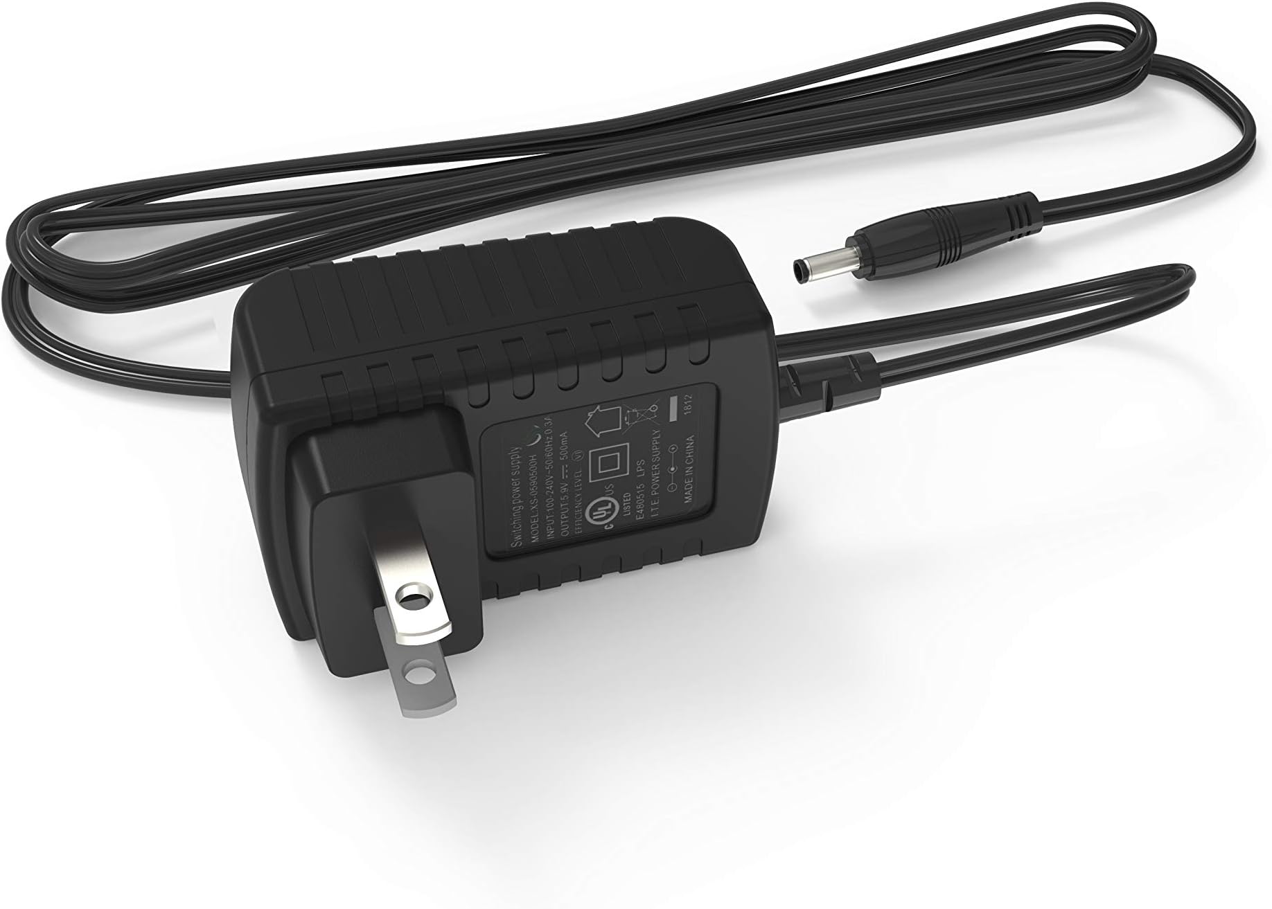 hOmeLabs AC Power Adapter for Automatic Trash Can - Dedicated AC Adapter for 13 and 21 Gallon Stainless Steel Automatic Garbage Can - UL Listed Power Supply Plug