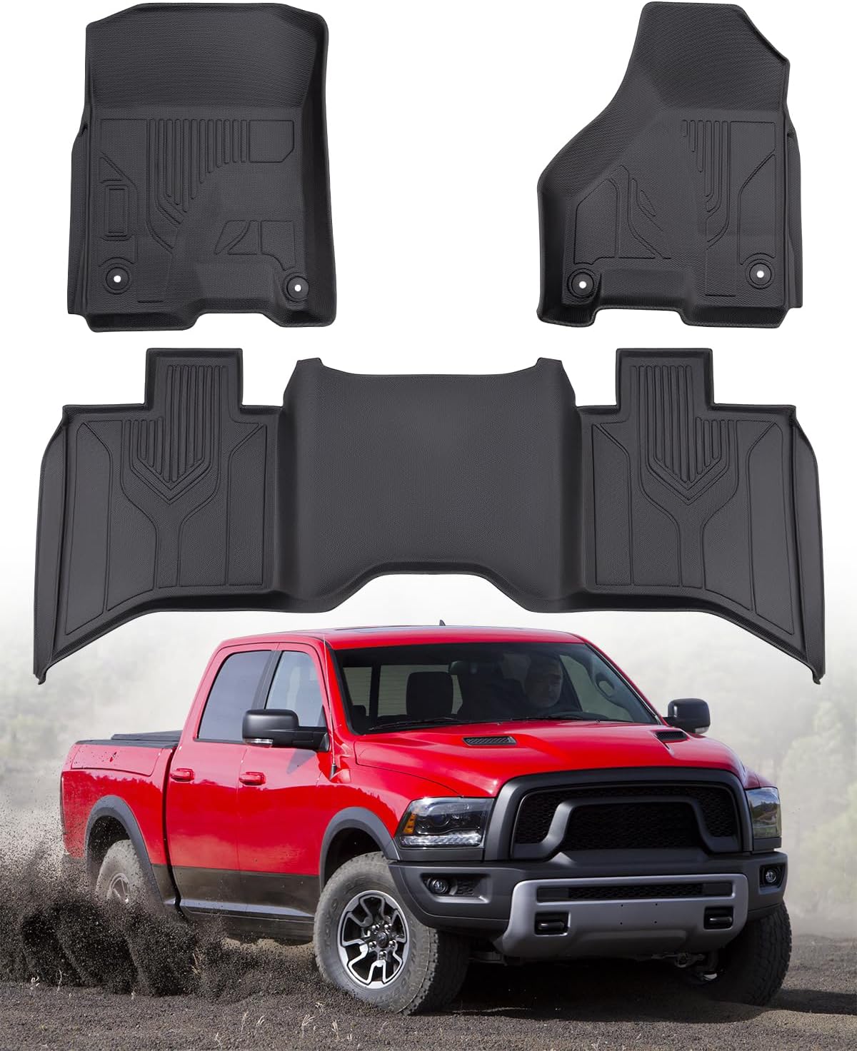 for 20132018 Dodge Ram 1500/2500/3500 (Only fit Crew Cab