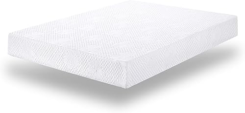 PrimaSleep Juego de colchón de espuma superior lisa de 6 pulgadas tamaño matrimonial color blanco