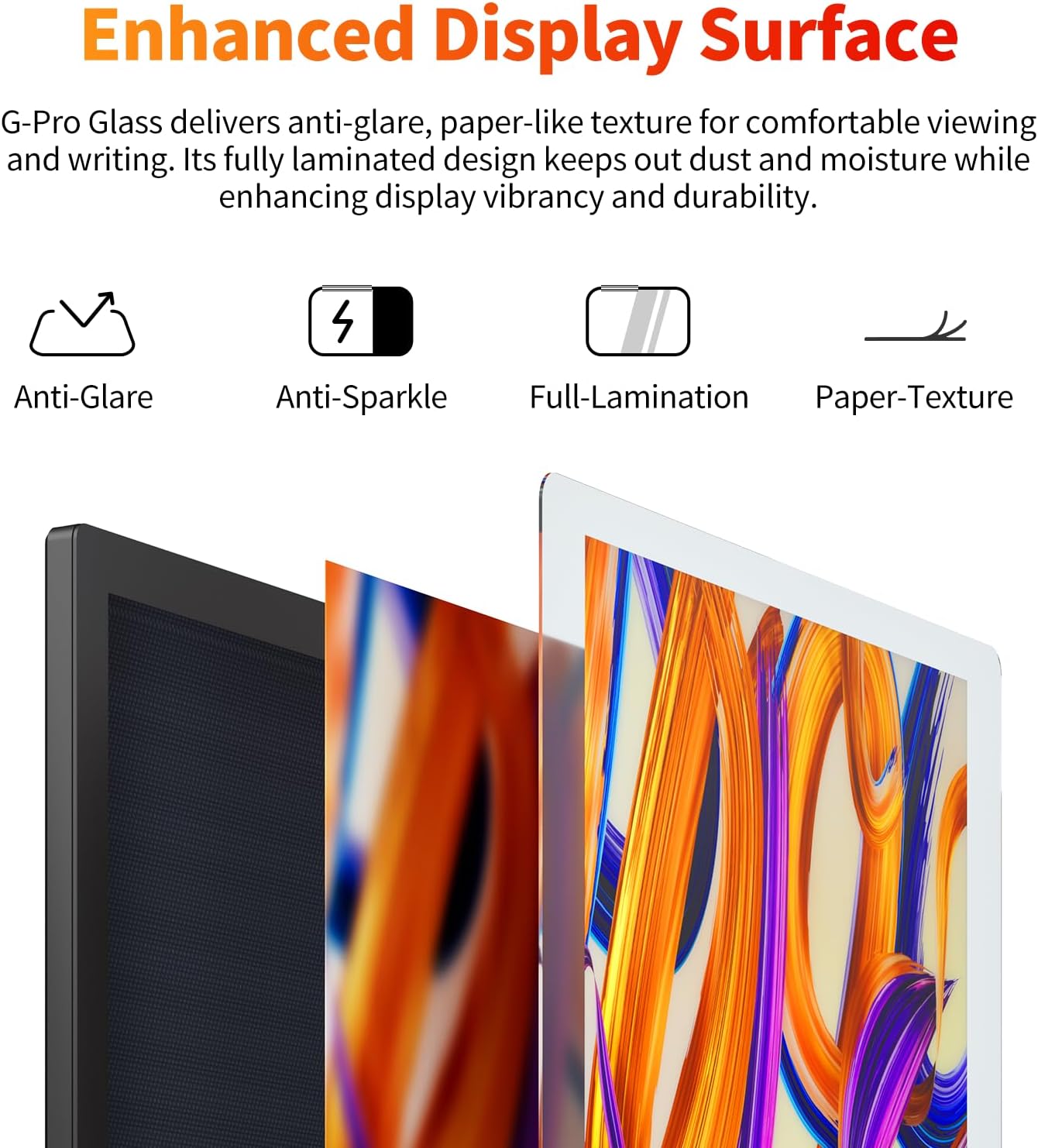 GAOMON Pro 19 Drawing Tablet with Screen, 18.4" 4K UHD Graphic Monitor, 16K Pressure Battery-Free Pen, 99% sRGB △E<1.5 Color Accurate, Fully Laminated Anti-Glare, for Digital Art, Animation, Design