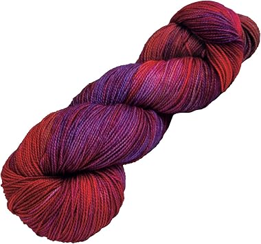 Knit Picks Hawthorne Red Merino Wool Sock Yarn for Knitting