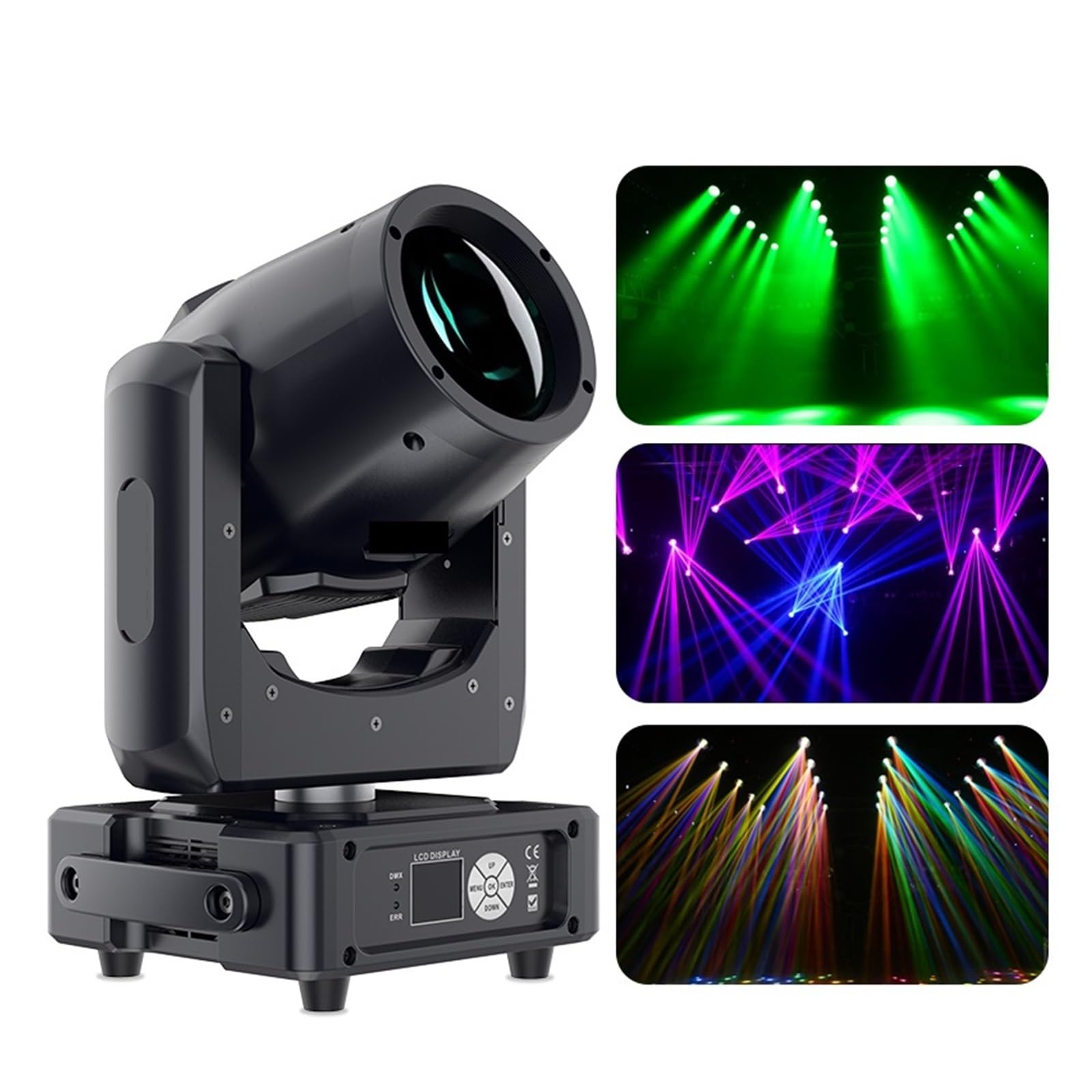 7R Mini 230 haz de luz con cabezal móvil alto brillo proyector de haz grande for fiesta DJ discoteca Para fiesta, club, bar, Halloween, Navidad