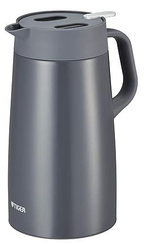 Tiger PWO-A160HD - Olla de mesa aislada para frío y calor, gran capacidad, 3.6 galones (1.6 L), gris oscuro