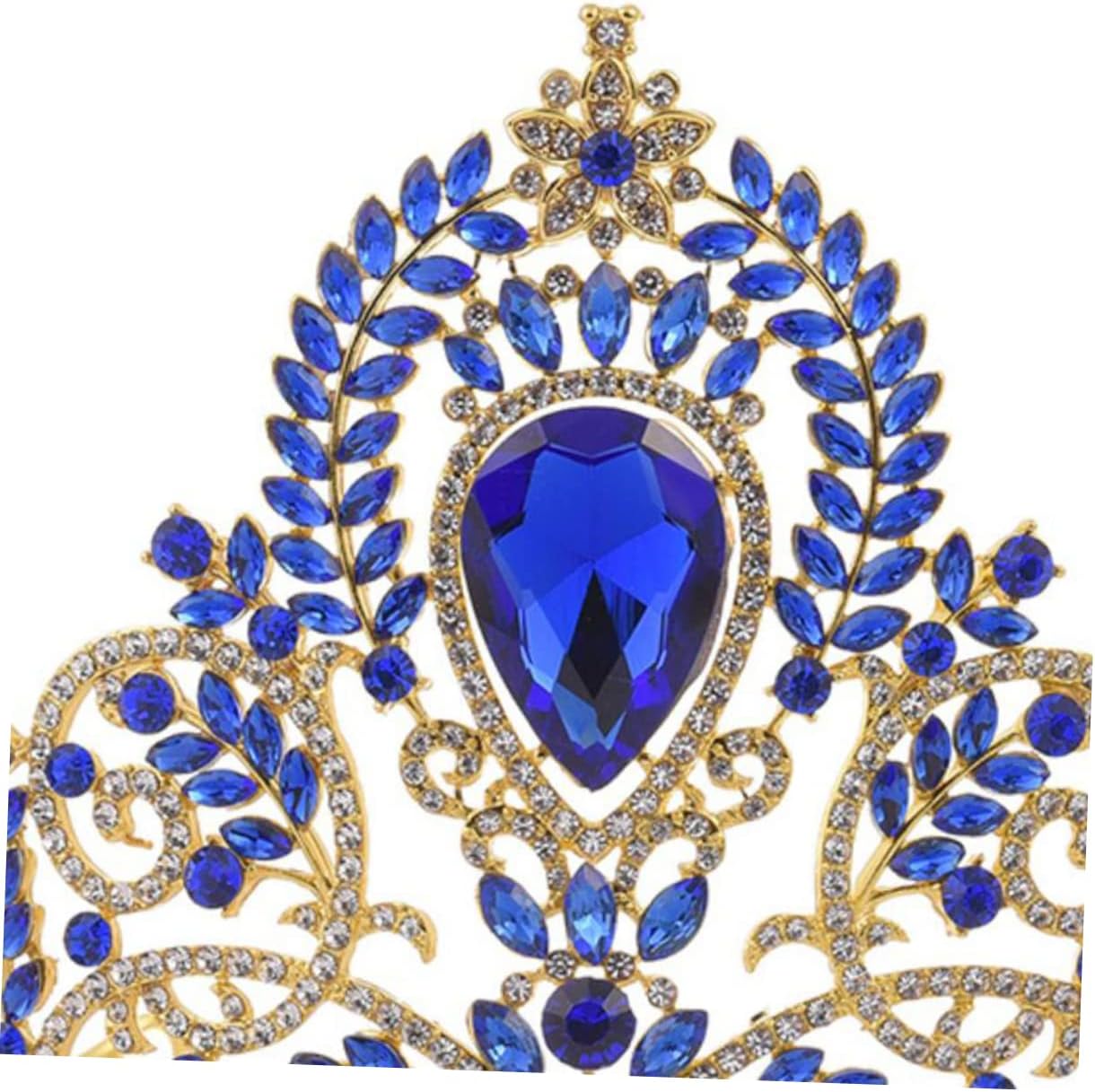 1pc Baroque Style Crown for Women Rhinestone Inlaid Large Bridal Headdress Elegant Hair Accessory for Weddings Parties and Special Occasions