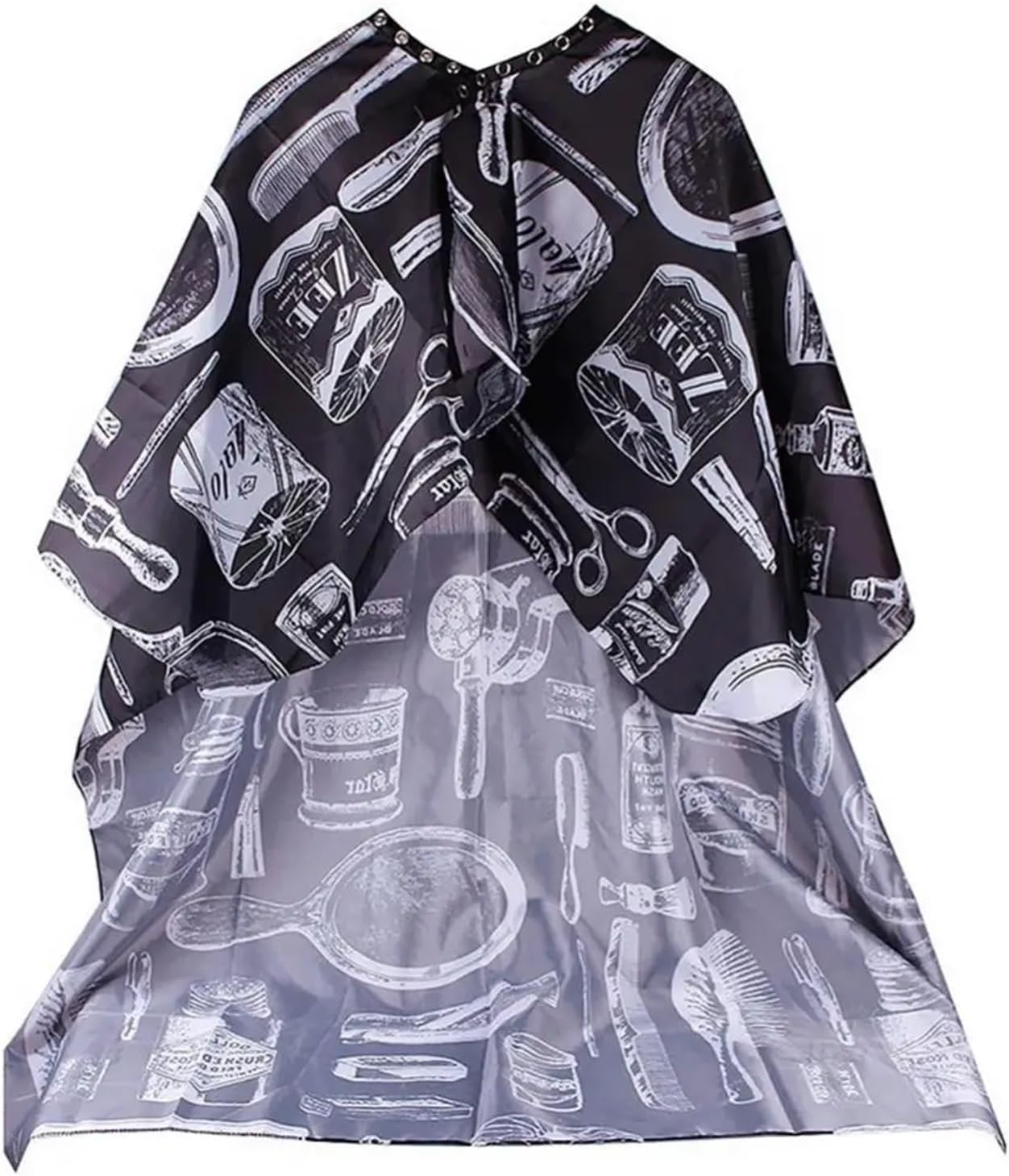 Hair Dye Perm Gown Adults Brush Scissor Printing Salon Barber Hairdressing Cape Cutting Cloth