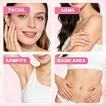 Femmes Bikini Trimmer, 2 en 1 Razor électrique, rasoir sans douleur pour les femmes, IPX7 imperméable USB Mouille rechargeable & Trimmer cheveux secs, Groome de voyage portable pour ligne de bikini, jambes et sous-bras, rose