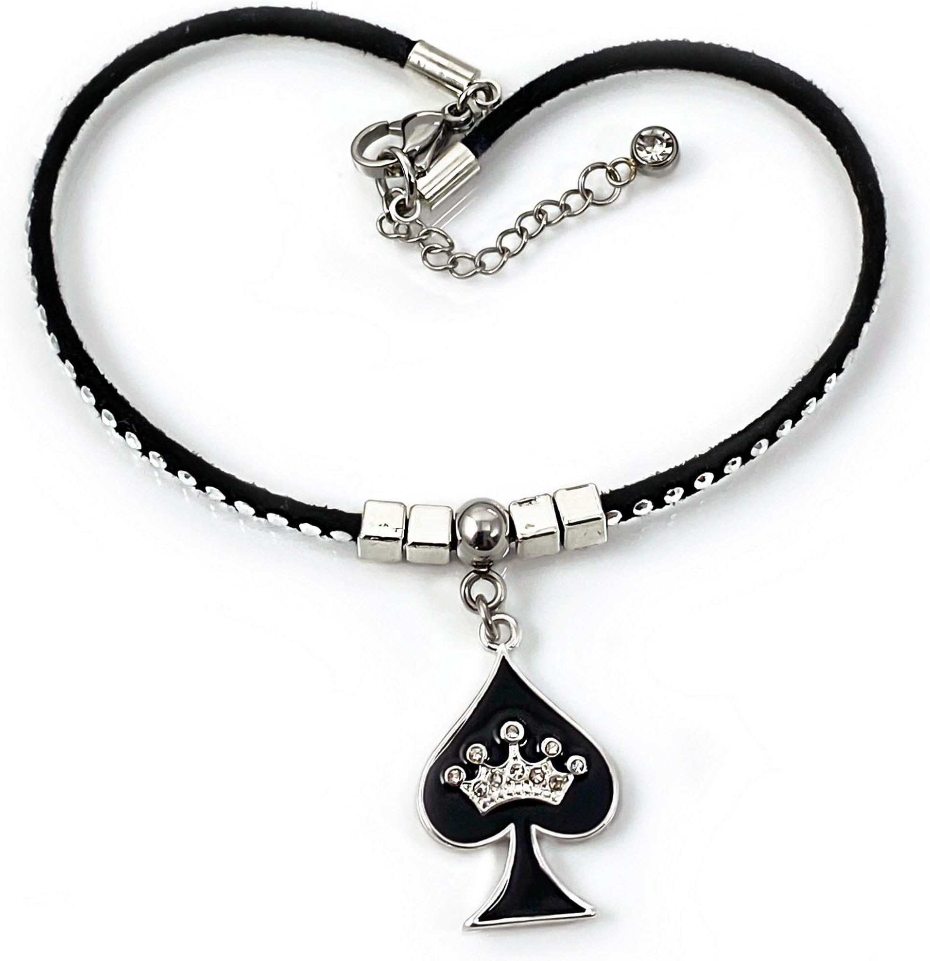 💕 QUEEN OF SPADES 💕 Anklet Jewelry - HotWife, Queen, Hot Wife, Bracelet, Infinity,Necklace, BBC, QOS, MFM, Swinger, Cuckold, Polyamory