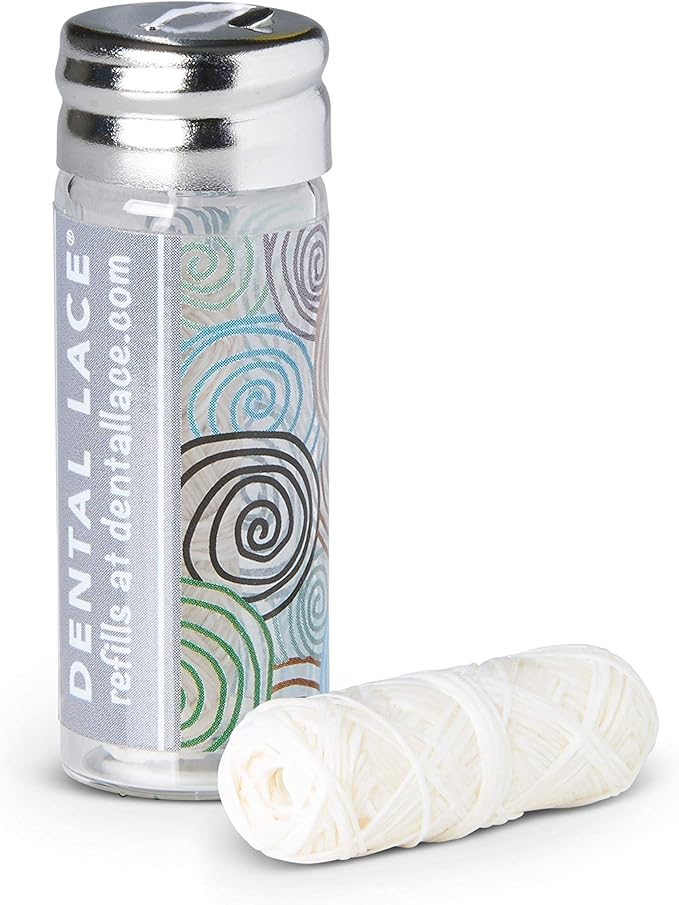 Dental Lace, Silk Dental Floss, Includes 1 Refillable Recyclable
