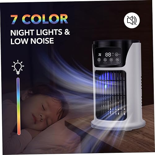 Miniatura 4 de Homoyoyo mini aire acondicionado mini ventiladores refrigerador ventilador de coche mini aire acondicionado portátil aire acondicionado aire