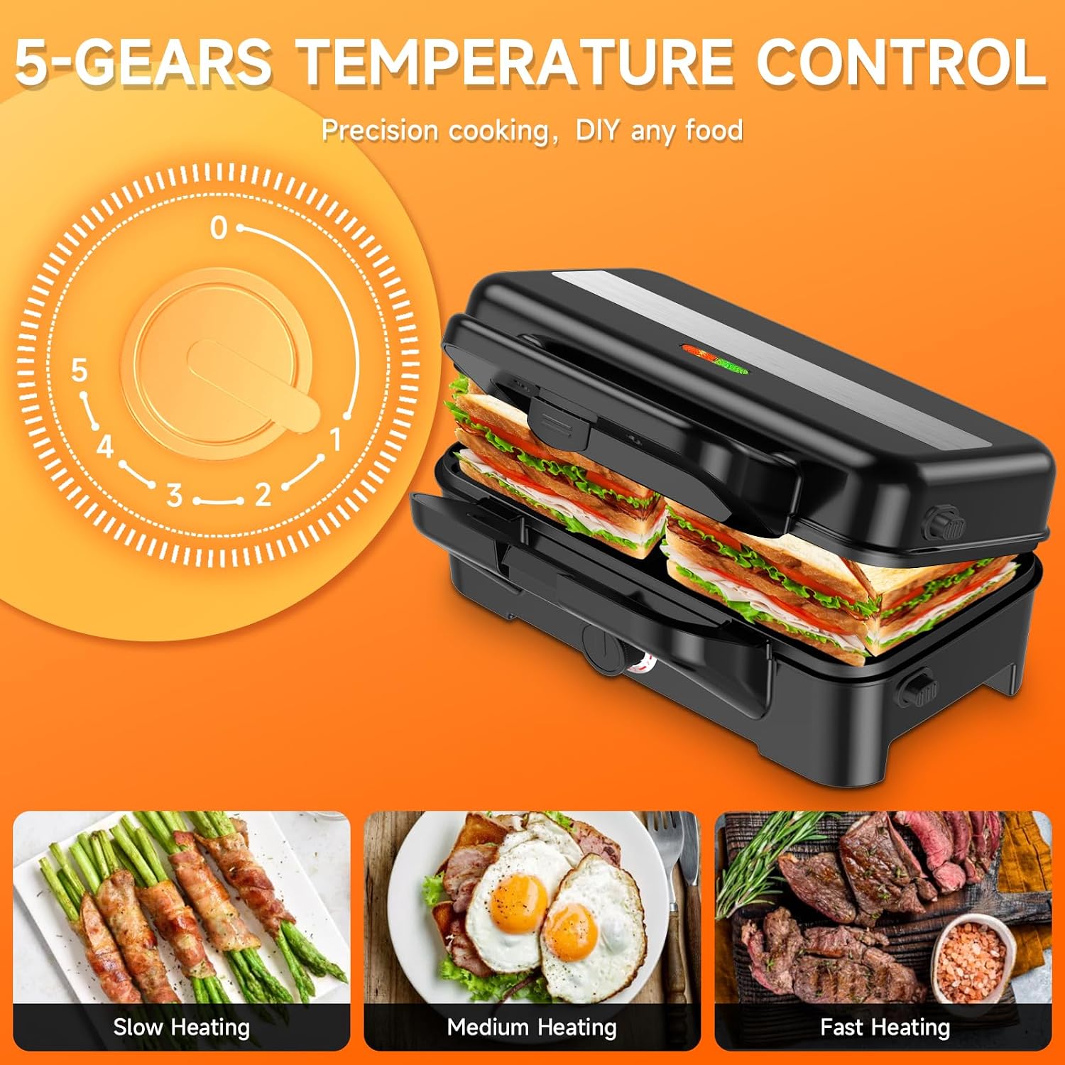 Cumeod AK-A038 with 5-gear temperature control dial