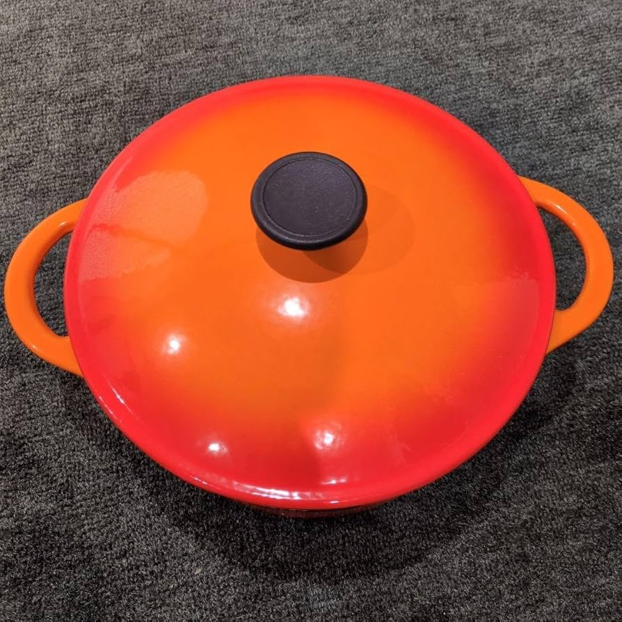 野田琺瑯 - ブリコ　ホーロー鍋　野田琺瑯 Amazon.co.jp: ・野田琺瑯 BRiCO 20cm ホーロー 鍋 オレンジ I