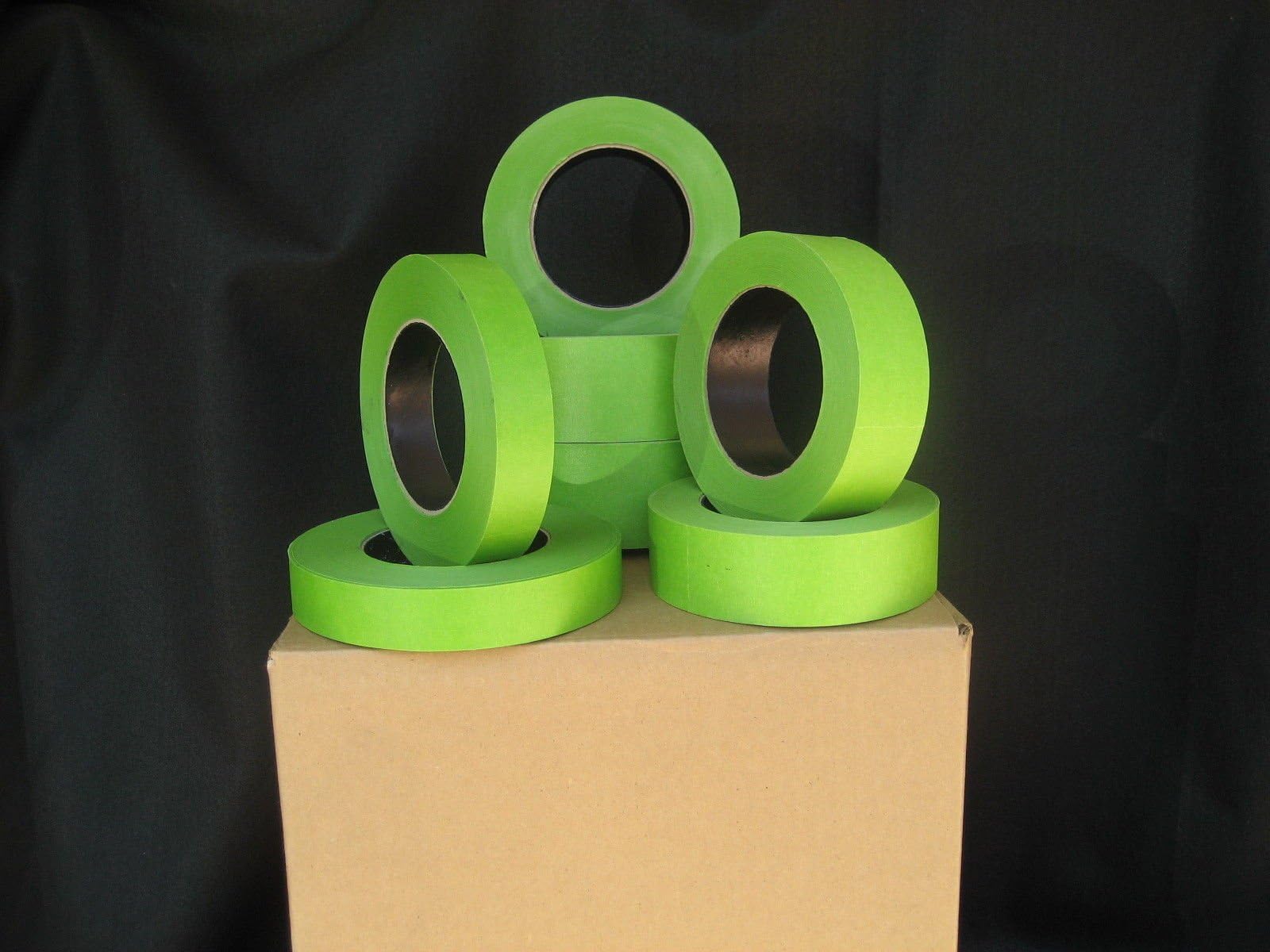 32 Rolls 1.5" X 60 Yrds Green Painters Masking Tape,Factory Seconds
