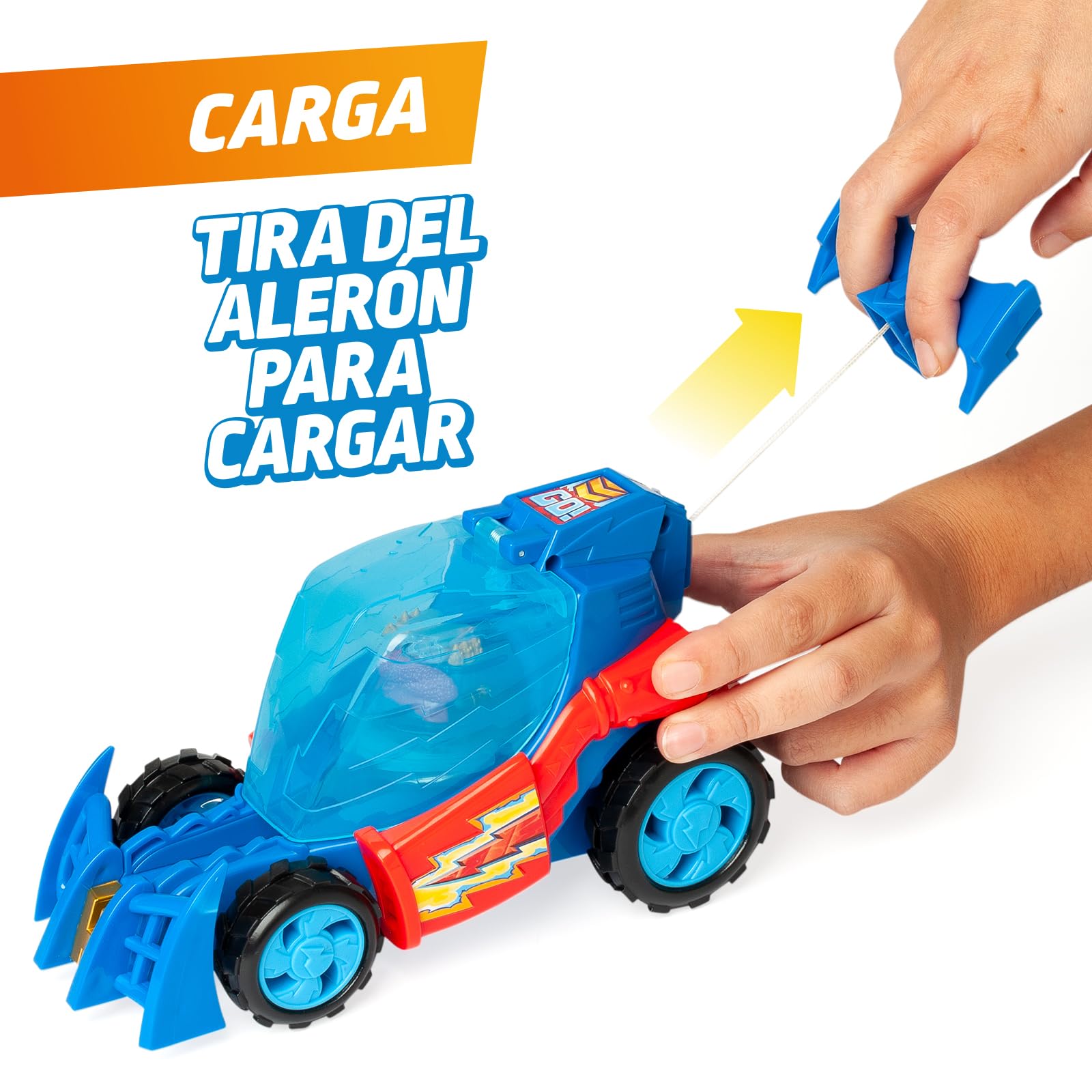 SUPERTHINGS KAZOOM Power – Turbo Spinner Héroe. Vehículo con Lanzador de peonza. Incluye 1 Turbo Spinner y 1 Kazoom Exclusivo. — view 5