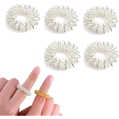 Sensory Finger Rings: Fidget Toys for Kids and Adults