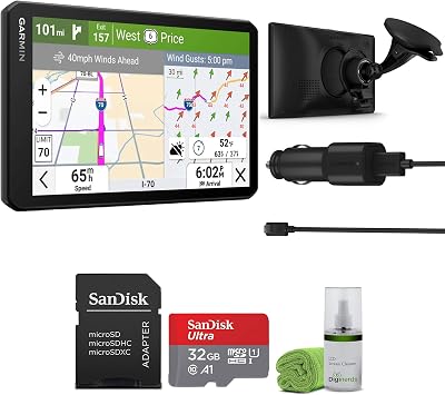 Garmin dezl OTR720 GPS Truck Navigator 7" Large Display Bundle