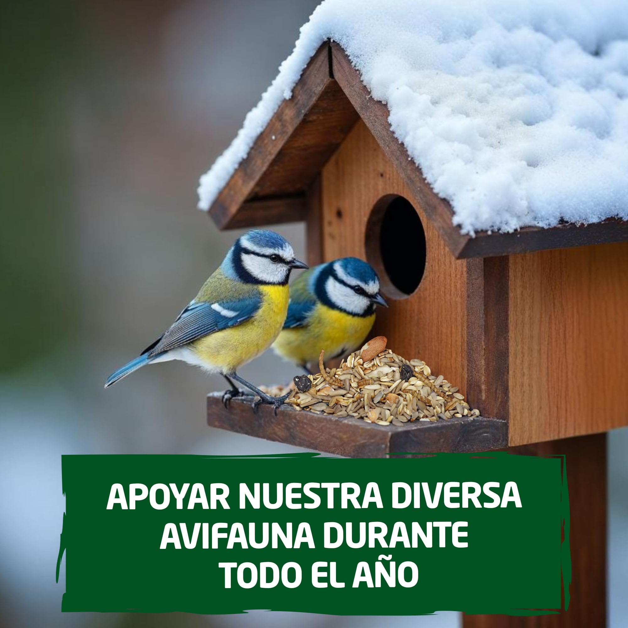 Eggersmann volaris Granos de terraza con insectos de 2,5 kg – Alimento para aves silvestres sin cáscara con gusanos de la harina, semillas de girasol UVM. Alimento para todo el año, rico en proteínas — view 6