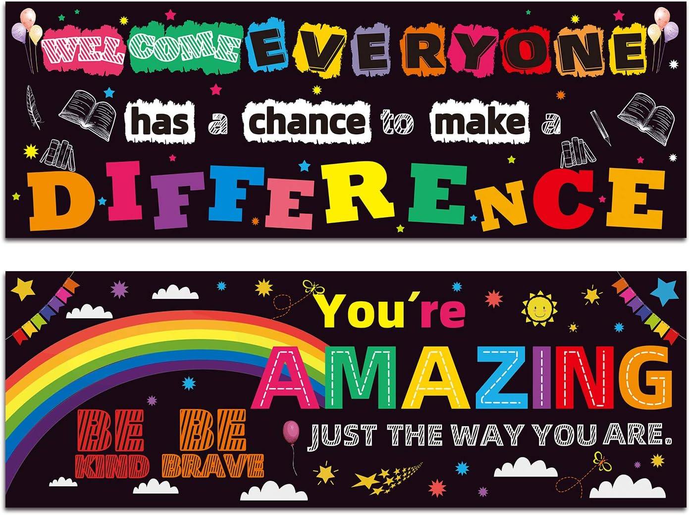 Classroom Banner Posters Decor for Teachers - Bulletin Board and Wall ...