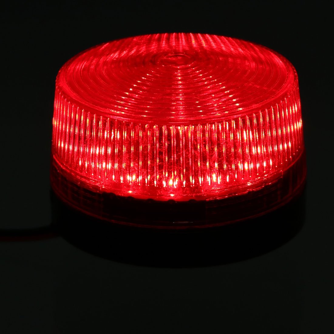 Sourcingmap LTE-5061 Ampoule LED d'avertissement rotative clignotante pour signal industriel 220 V AC Rouge