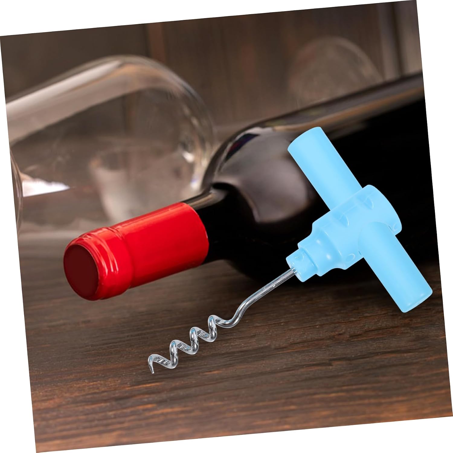 Manual Wine Opener Set 5pcs Corkscrew for Wine Bottles Portable Travel Corkscrew Easy to Use