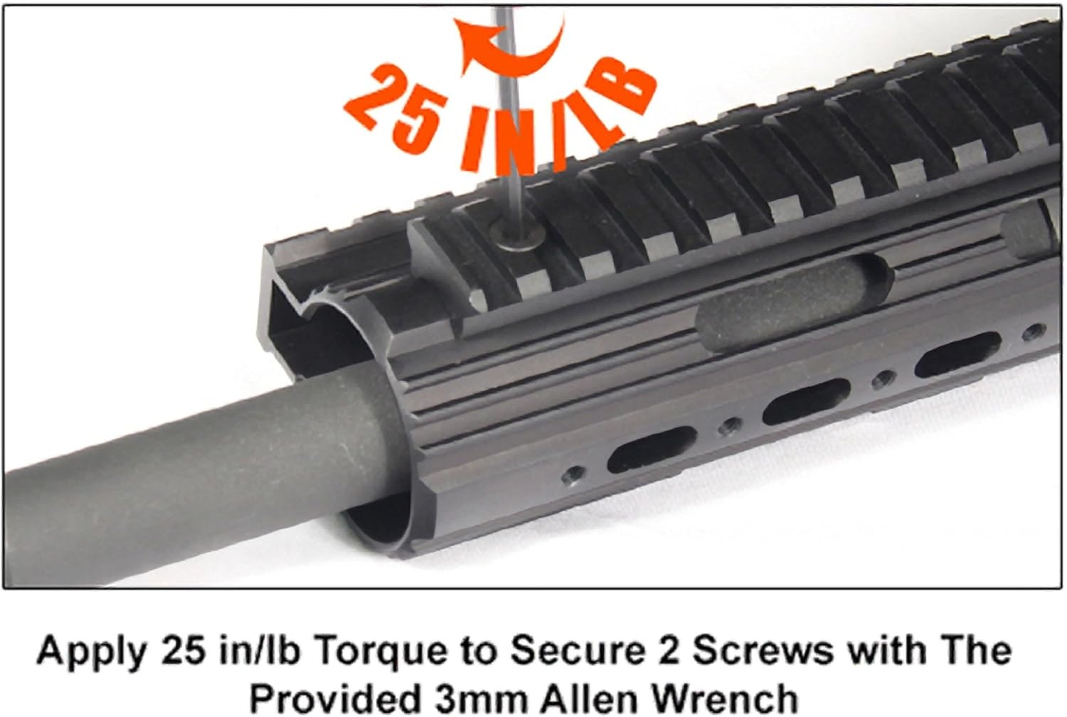 UTG Pro Rail for Super Slim Free Float Handguard (15 Slots) : Sports & Outdoors