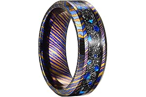 Men's Titanium Damascus Ring: The Epitome of Masculinity and Style