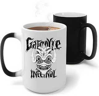 Hand Drawn Quote Gift for Infernal Devil Gargoyle Monster Fans 11oz 15oz Color Changing Mug