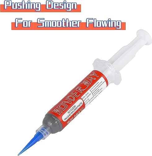 Miniatura 3 de Sn63Pb37 T5 Pasta de soldadura de plomo de estaño sin limpiar, punto de fusión de 361.4 F (0.71 oz)