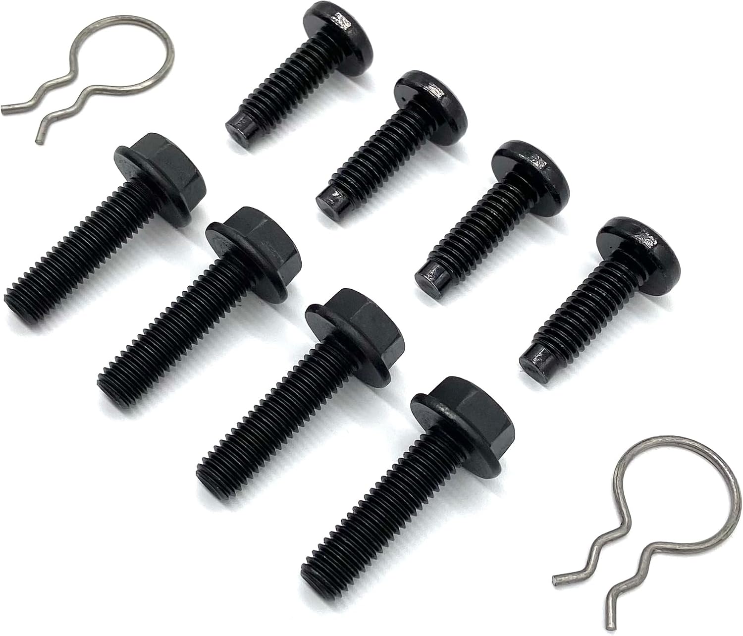 Region Offroad Rear Seat Mounting Bracket Bolts & Pins Compatible with Jeep Wrangler TJ 1997-2002