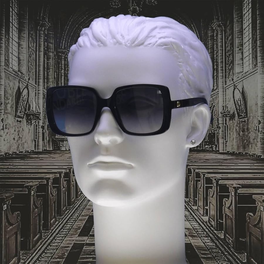 Gucci Women's Sunglasses, Black-black-grey, 56 at Amazon Women's