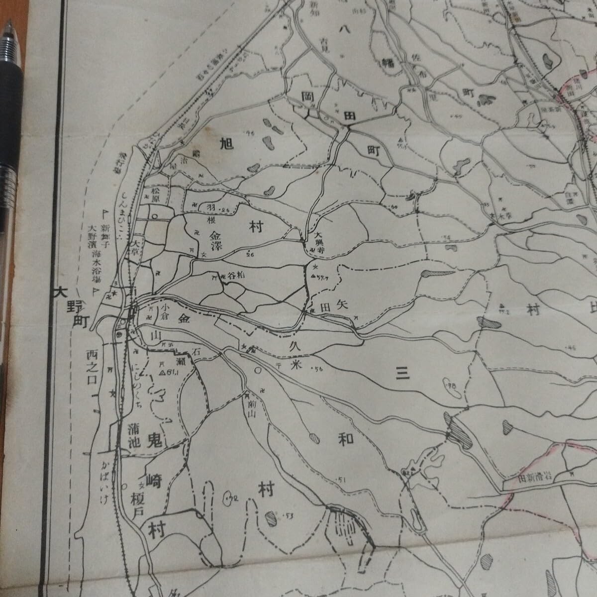 愛知県知多郡地図 昭和9年古地図 資料 e213y126 愛知県知多郡地図 昭和初期 古地図 資料 e213y126 - メルカリ