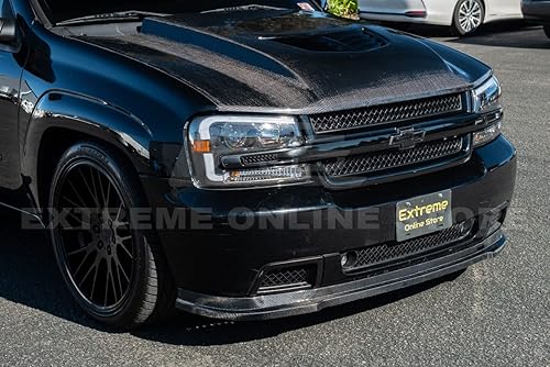 Miniatura 5 de Repuesto para Chevrolet Trailblazer SS 2006-2009 | Divisor de labio inferior de fibra de carbono para parachoques delantero