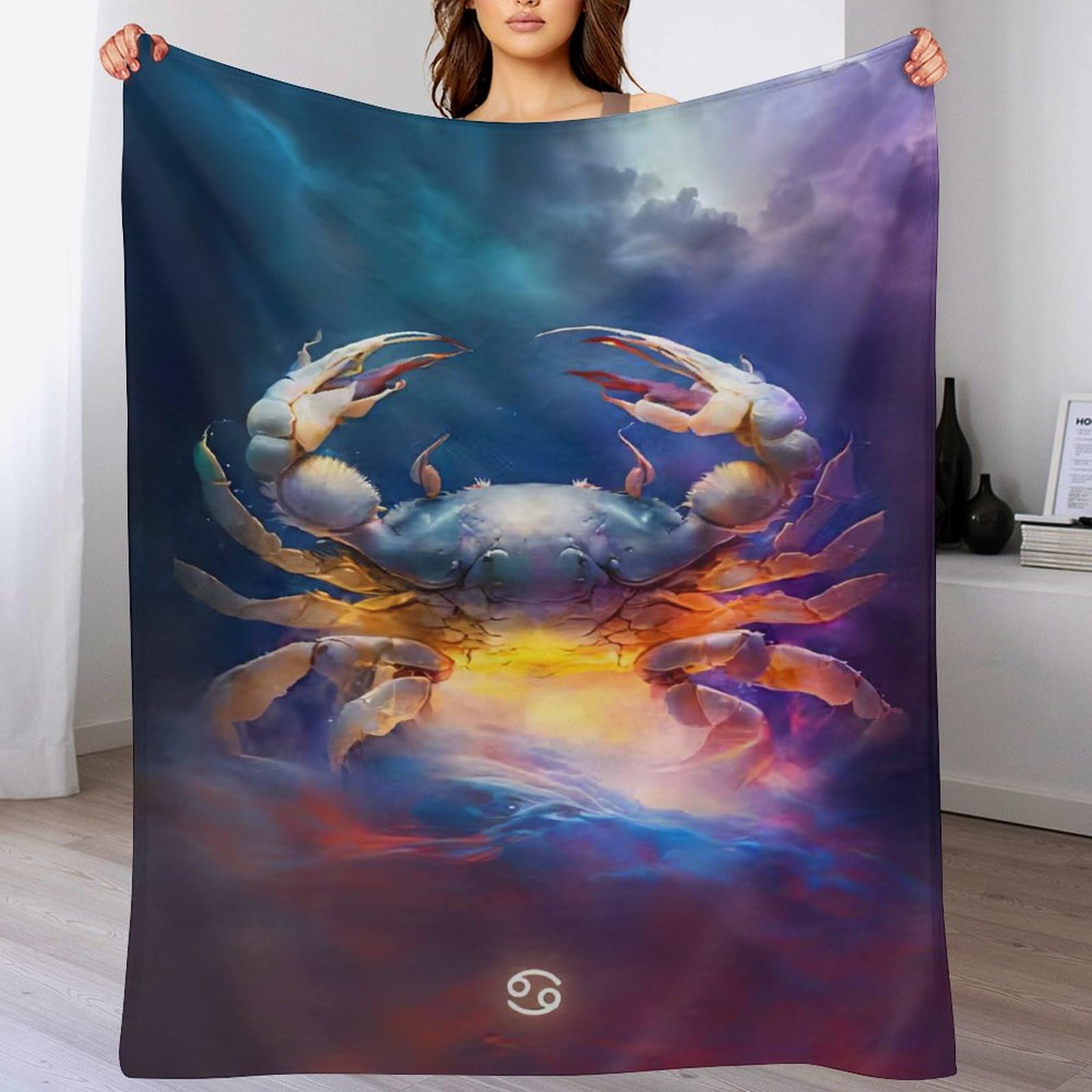 Couverture crabe contre le froid nocturne pour lit et canape