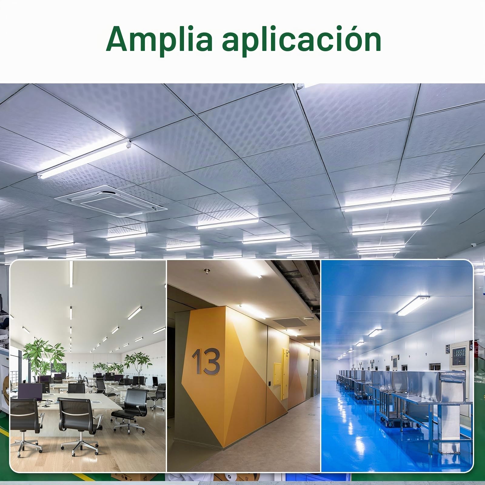 Tubo LED 120cm T8 G13-15W,4000K,2800 lúmenes,material PC,alto rendimiento lumínico,incl.arrancador,ideal para oficinas,supermercados,almacenes,paquete de 6 unidades
