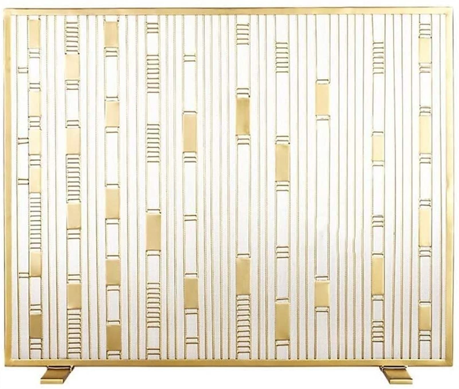 Kaminschutzgitter, Kaminschutzgitter, dekoratives Einzelpaneel, 99 x 78 cm, einfaches Kaminschutzgitter aus Schmiedeeisen, Heim- und Wohnzimmerdekor, sicherer Kaminzaun
