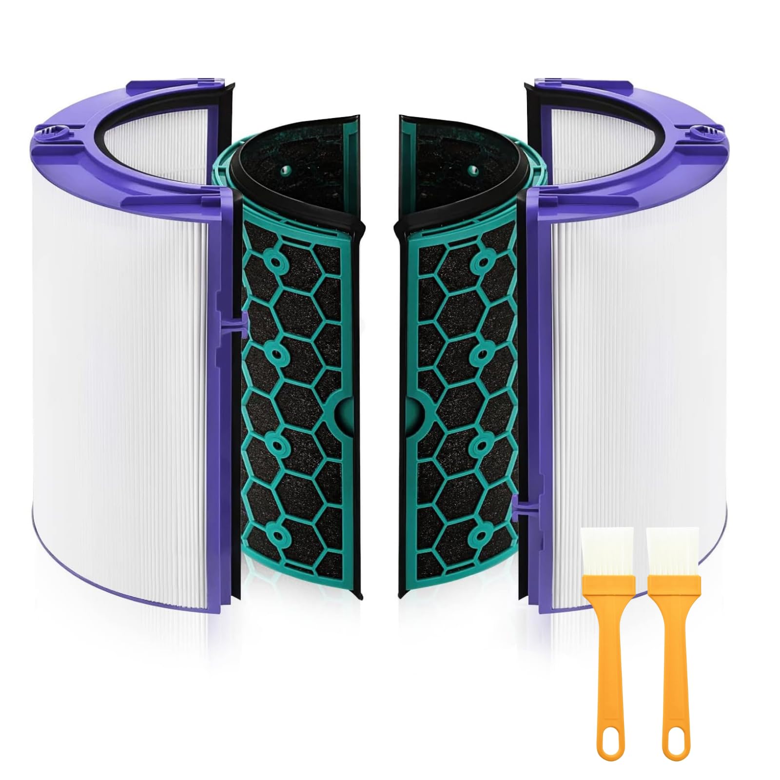 TP04 Replacement Filter for Dyson TP04 HP04 DP04 TP05 DP05 Air Purifier Sealed Two Stage Pure Cool Fan Combi 360Β° Glass HEPA Filter & Activated Carbon Filter #969048-01