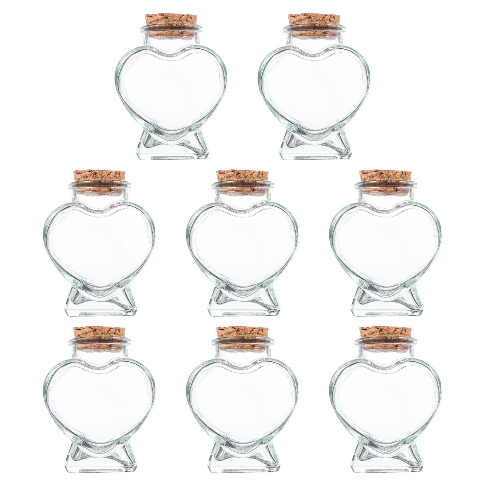 Bouteilles verre miniatures pour bonbons et fioles transparentes de vœux