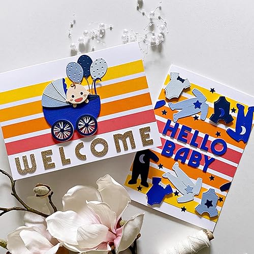 Miniatura 2 de Plantilla de grabado de acero al carbono Troqueles de metal Troqueles de cochecito de bebé Plantillas de estampado en relieve Troqueles de corte