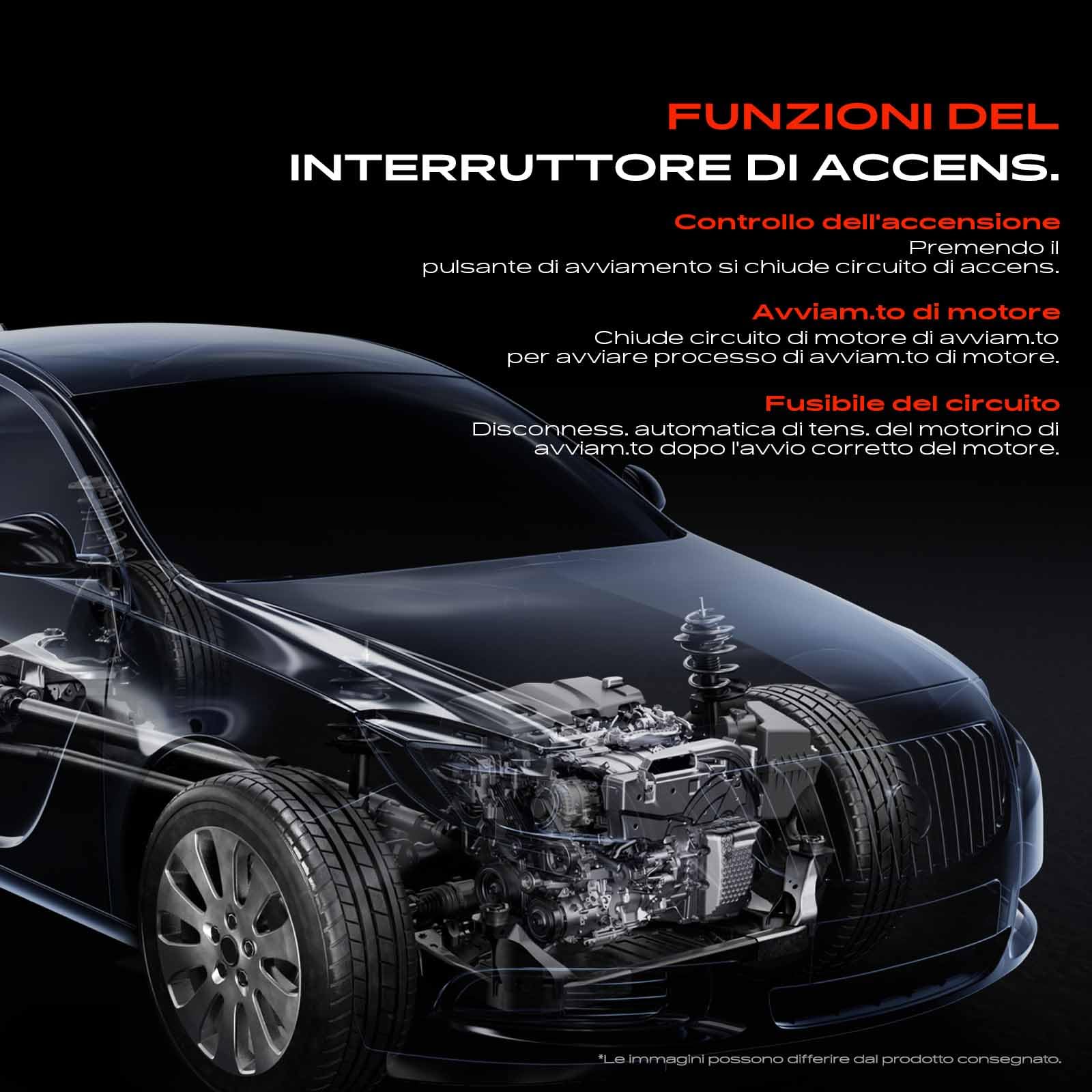 Frankberg Interruttore di accensione Serratura di accensione 4-Poli Compatibile con Tarraco KN2 T.i.g.u.a.n AD1 AX1 T.i.g.u.a.n Allspace BJ2 BW2 T.i.g.u.a.n Replace# 5NB959839A3Q7