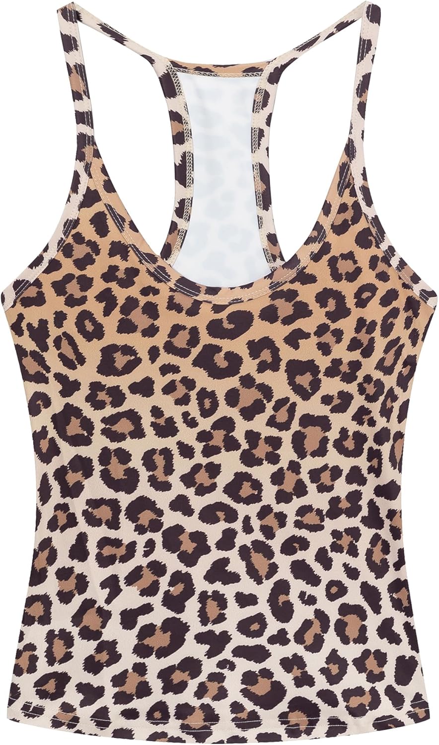 Womens V Neck Racerback Tank Tops Workout Tops for Women Sleeveless Tops - Image 4