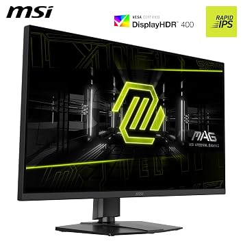 msi MAG 322URDF E16 32-inch 3840 x 2160 (UHD) Gaming Monitor, 320Hz, AMD FreeSync Premium, HDMI, DisplayPort, VESA, Tilt, Height Adjustable, Speaker, 0.05ms, Black