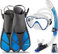 Vista 1 de Seavenger Conjunto de Snorkel Aviator con Bolsa de Equipo