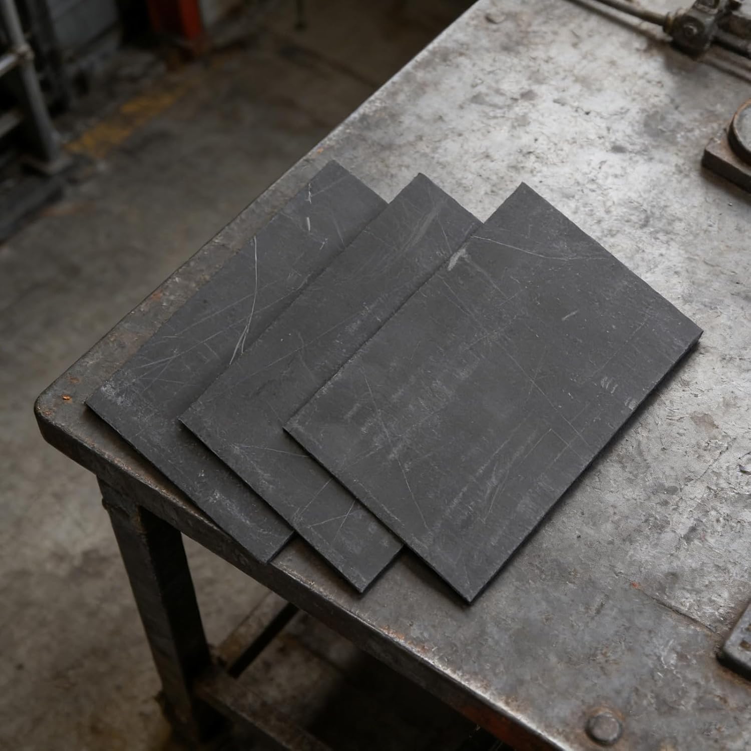 3pcs Graphite Ingot Block: Rectangle Graphite Plate - Electroplating Sheet for Casting and Electrolysis Metal Melting and Workshop Use 15x10cm/5.9x3.4''