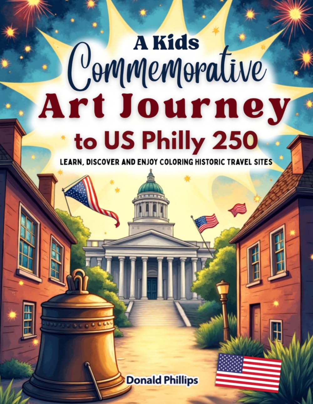 Philly 250 Kids Commemorative Coloring Book: Kids Discover, Learn and Enjoy Coloring History