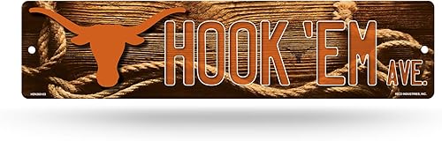 Miniatura 137 de NCAA Rico Industries Placa de calle de plástico Placa de calle de plástico de 4" x 16" Color del equipo,Alternativo,Champ,man