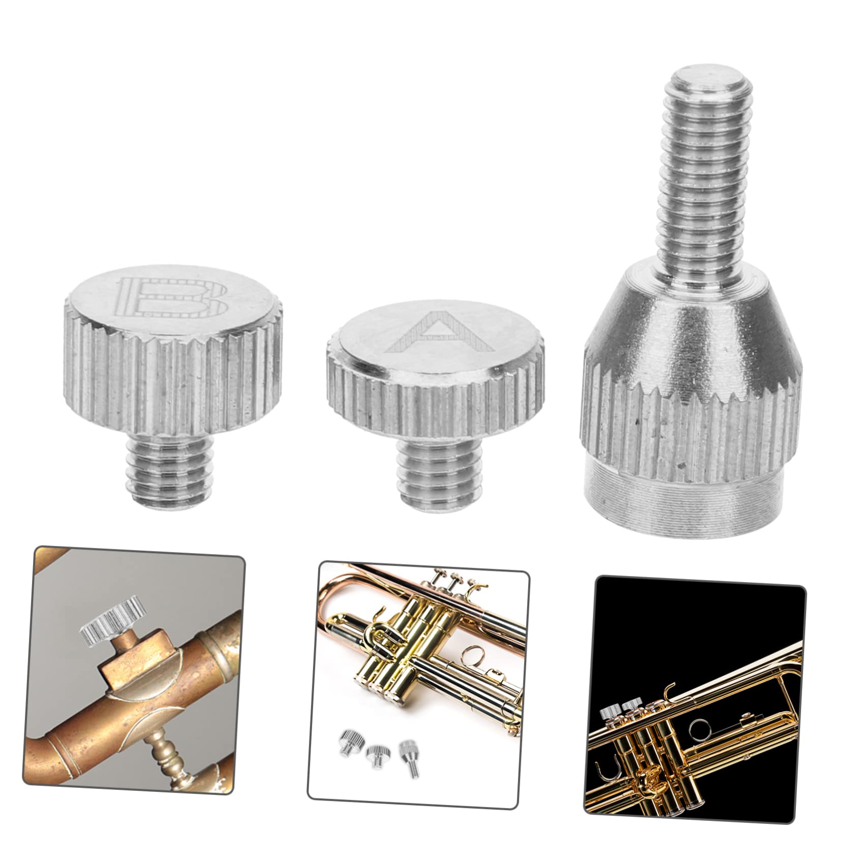 ibasenice 5sätze Metall-saxophon-hals-schrauben Ersatzteile Zur Verbesserung Des Kompatibel Mit Altsaxophon Tenorsaxophon Und Baritonsaxophon Installieren Aus Langlebigem Metall Mit